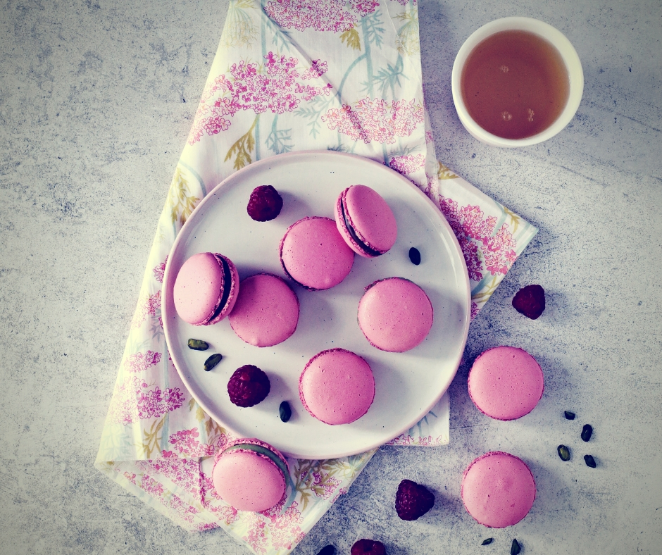 Cours patisserie macarons roses