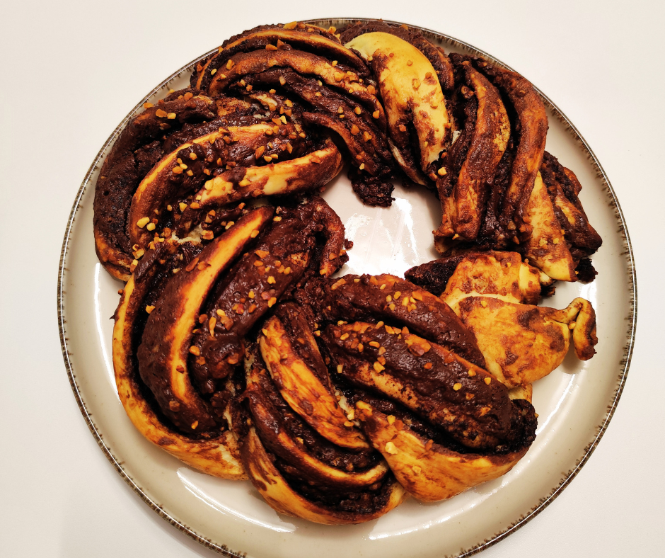 babka chocolat noisettes caramelisees j cuisine brunch brioches