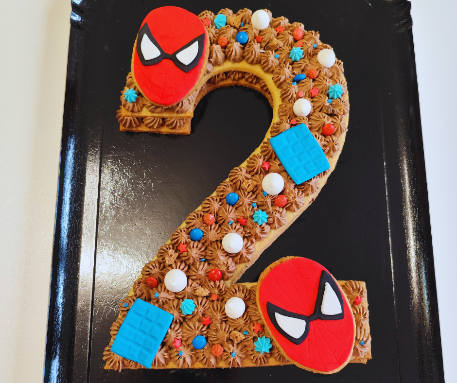 number cake spiderman gateau enfants super heros j cuisine gateau personnalise
